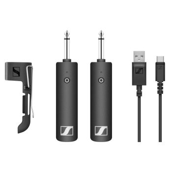 Sennheiser XSW-D Instrument Base Set | Wireless Digital Audio System | 2.4?GHz Transmission | 75m range | 5 hours battery life | Ideal for Live Gigs, Studio Recording, Rehearsals & Jam Sessions