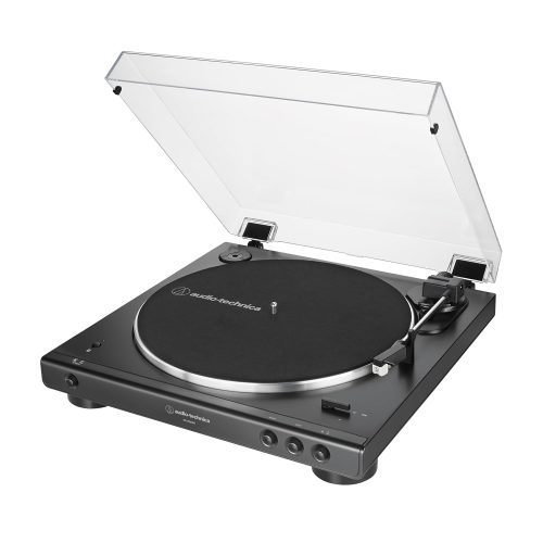 Audio-Technica AT-LP60XBT-BK Fully Automatic Belt-Drive Stereo Bluetooth Turntable, Black