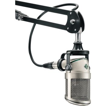 Neumann BCM 705 Dynamic Broadcast Microphone | Hypercardioid Pattern | Integrated Pop Filter | Low Sensitivity | High SPL Handling?| Ideal for Broadcast, Voice-Over, Podcasting & Studio Recording