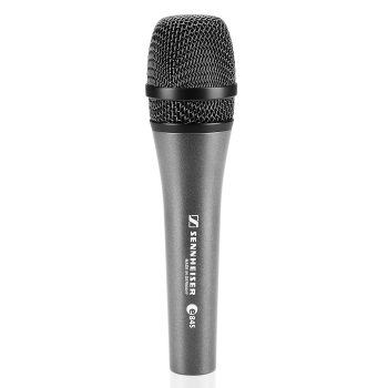 Sennheiser e?845 Supercardioid Dynamic Vocal Microphone | Extended High-Frequency Response | Enhanced Feedback Rejection | Ideal for Live Vocals, Speech, Stage & Outdoor Performances