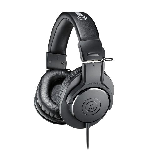 Audio-Technica ATH-M20x Professional Studio Monitor Headphones, Black