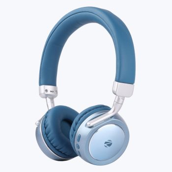 ZEBRONICS Zeb- Duke 2 Wireless Headphone that Comes with 40mm Drivers and has Dual Pairing Function and has 32 hrs.* of Playback time.(Blue)