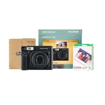 Fujifilm Instax Wide 400 Starter Kit Plus Black – 20 Shots
